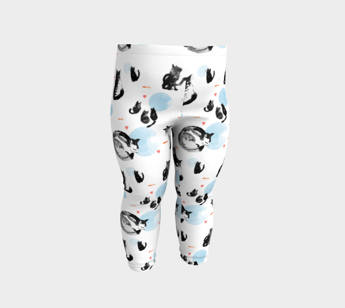 Blue Moon Cats baby leggings preview #2