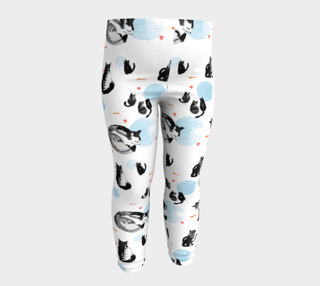 Blue Moon Cats baby leggings preview #4