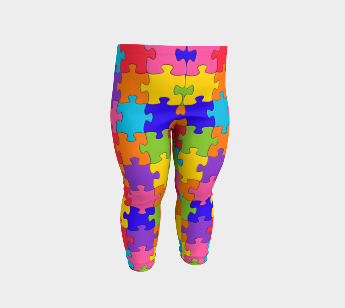 Funny Colorful Jigsaw Puzzle Pieces preview #2