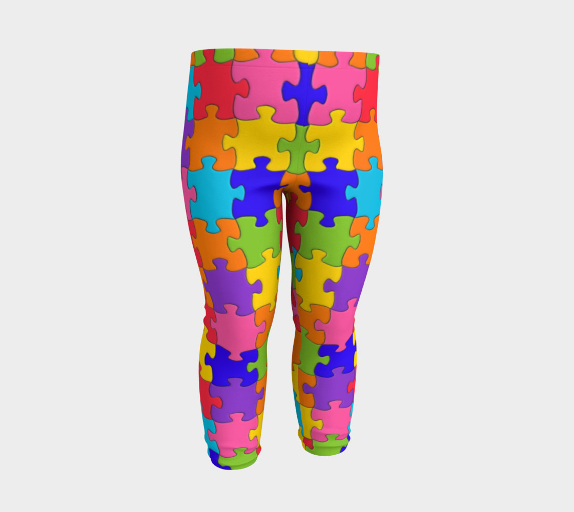 Funny Colorful Jigsaw Puzzle Pieces preview #3