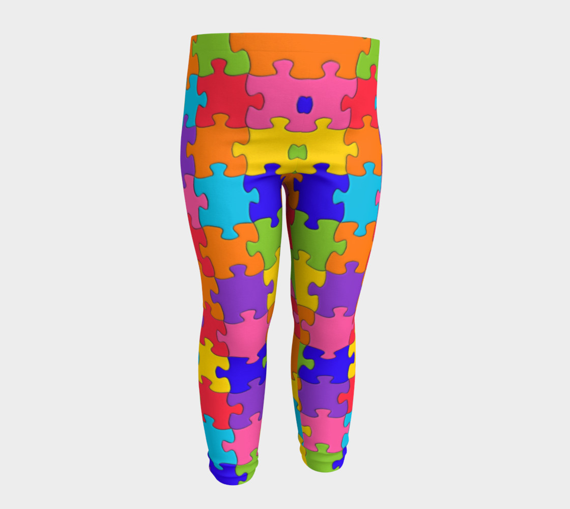 Funny Colorful Jigsaw Puzzle Pieces preview #4