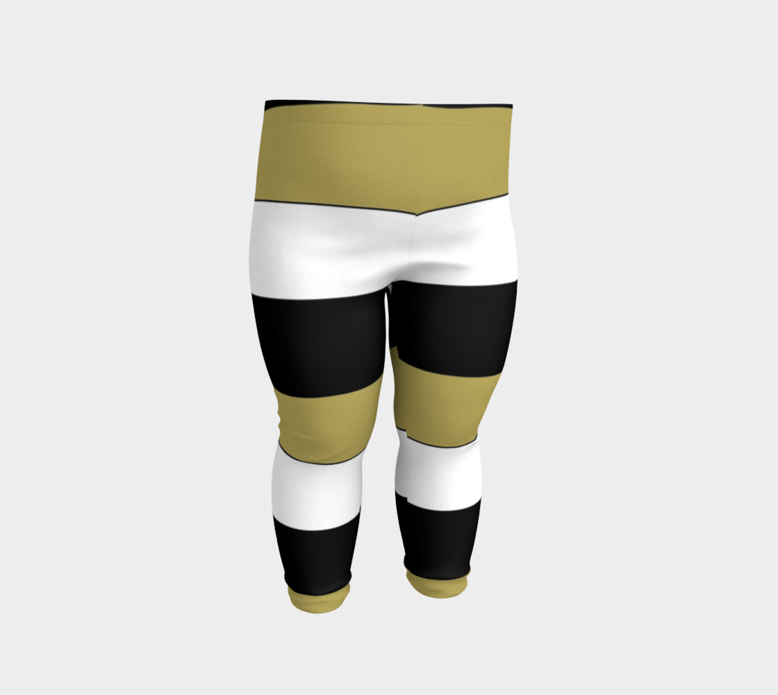 Elegant Black White Brown Gold Stripes Pattern preview #2