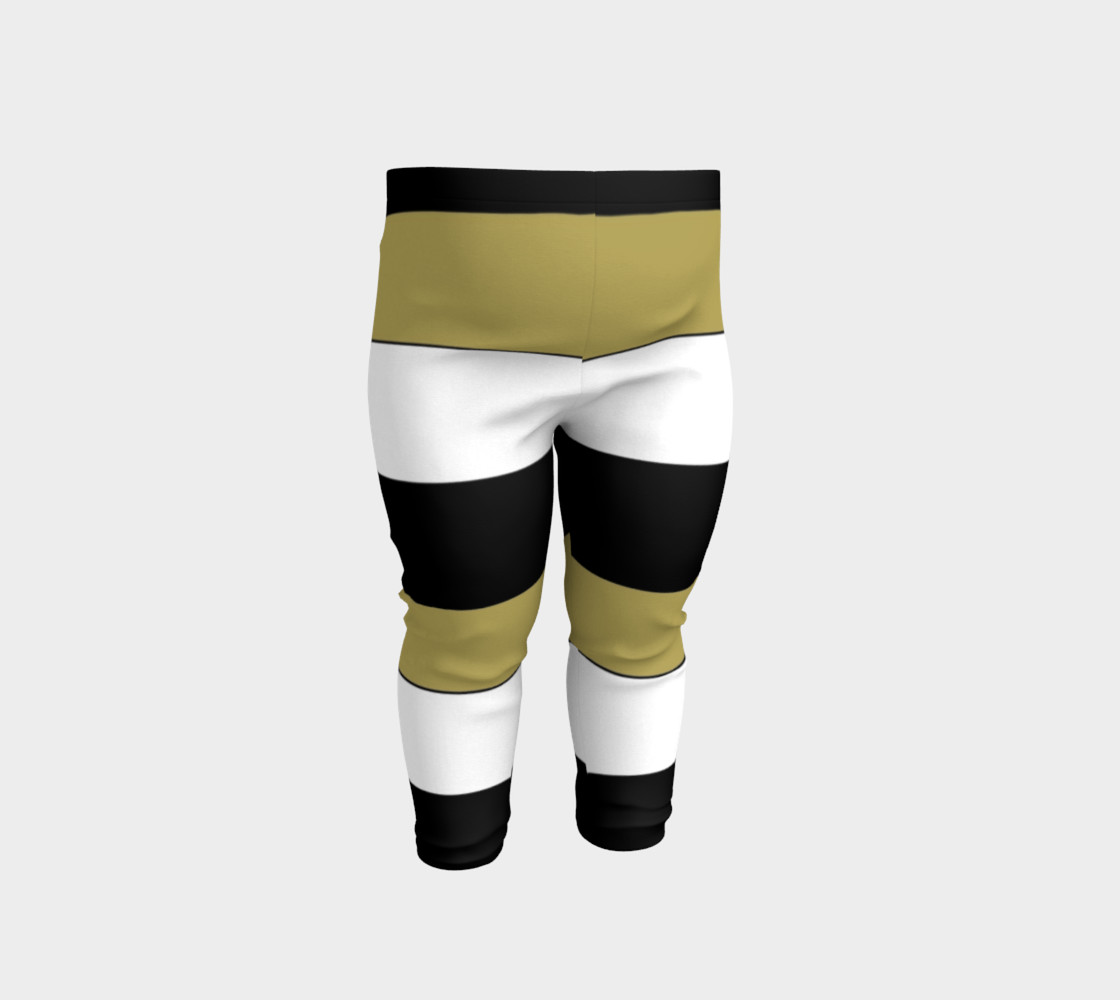 Elegant Black White Brown Gold Stripes Pattern preview #1