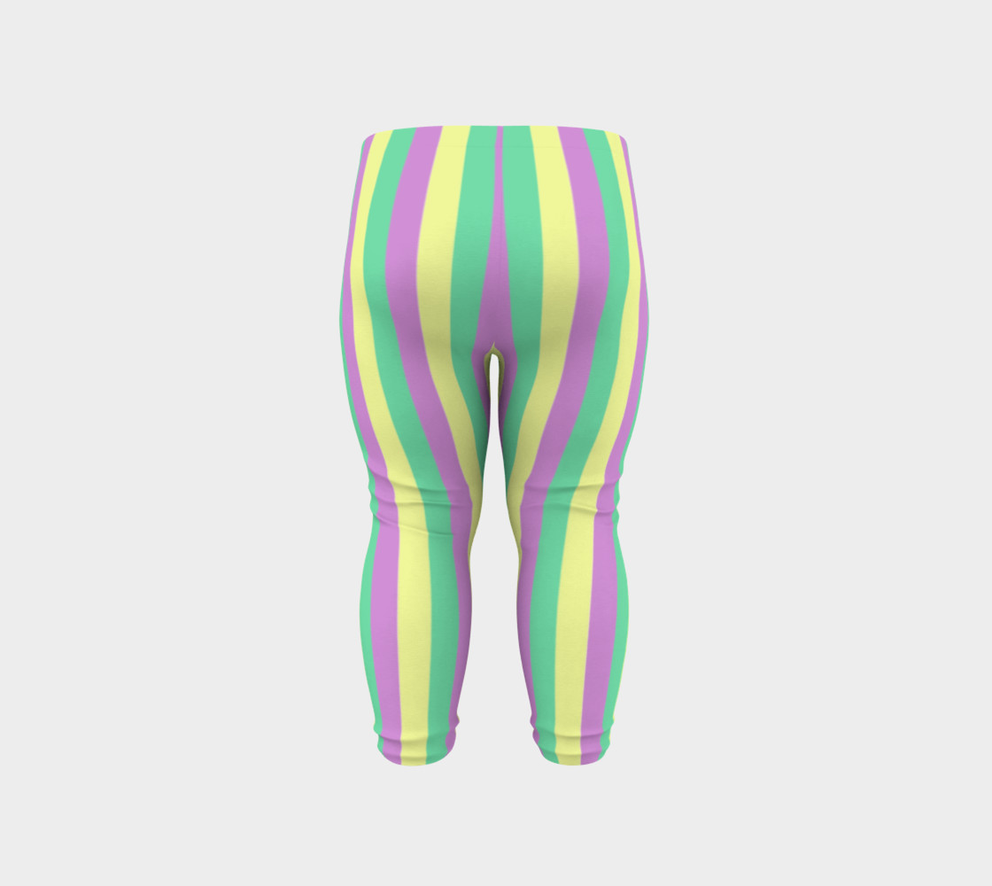 Mardi Gras Leggings- Stripes (Baby/Kids) preview #6