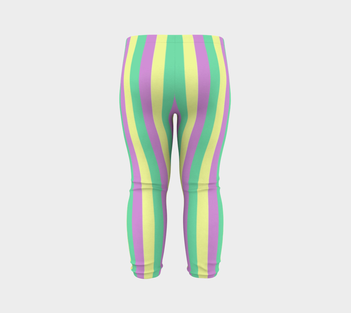 Mardi Gras Leggings- Stripes (Baby/Kids) preview #7