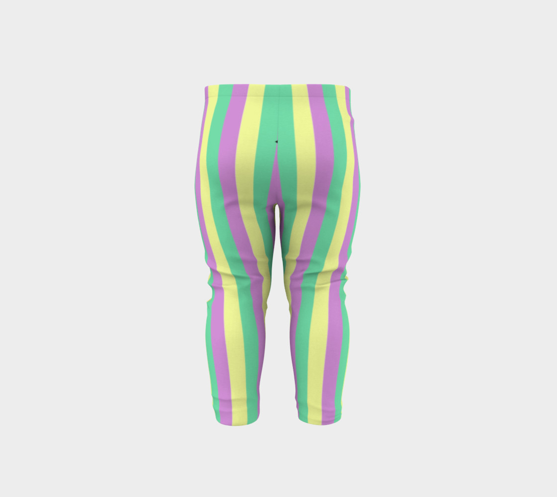 Mardi Gras Leggings- Stripes (Baby/Kids) preview #5
