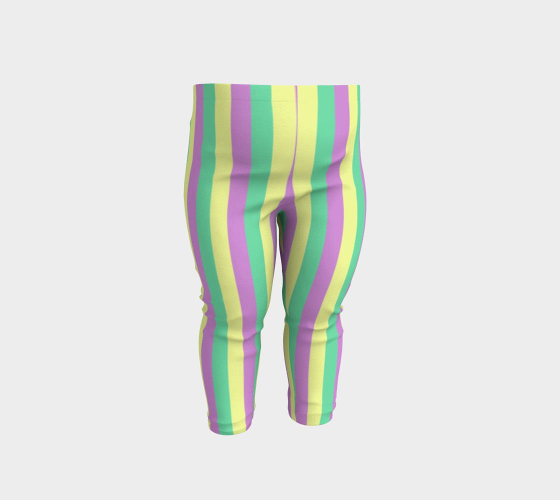 Mardi Gras Leggings- Stripes (Baby/Kids) preview #1