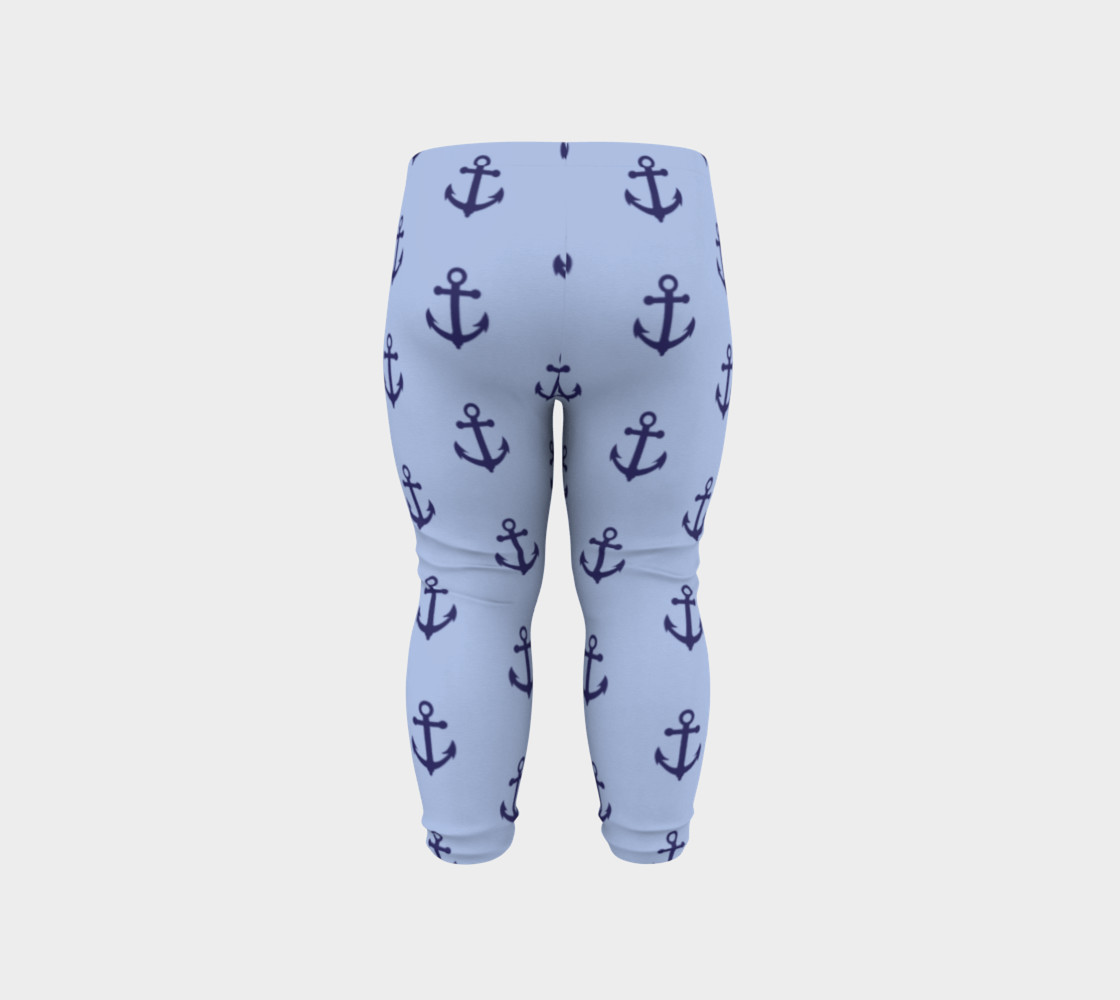 Anchors - Dark Blue Anchors on Light Blue Bg preview #6