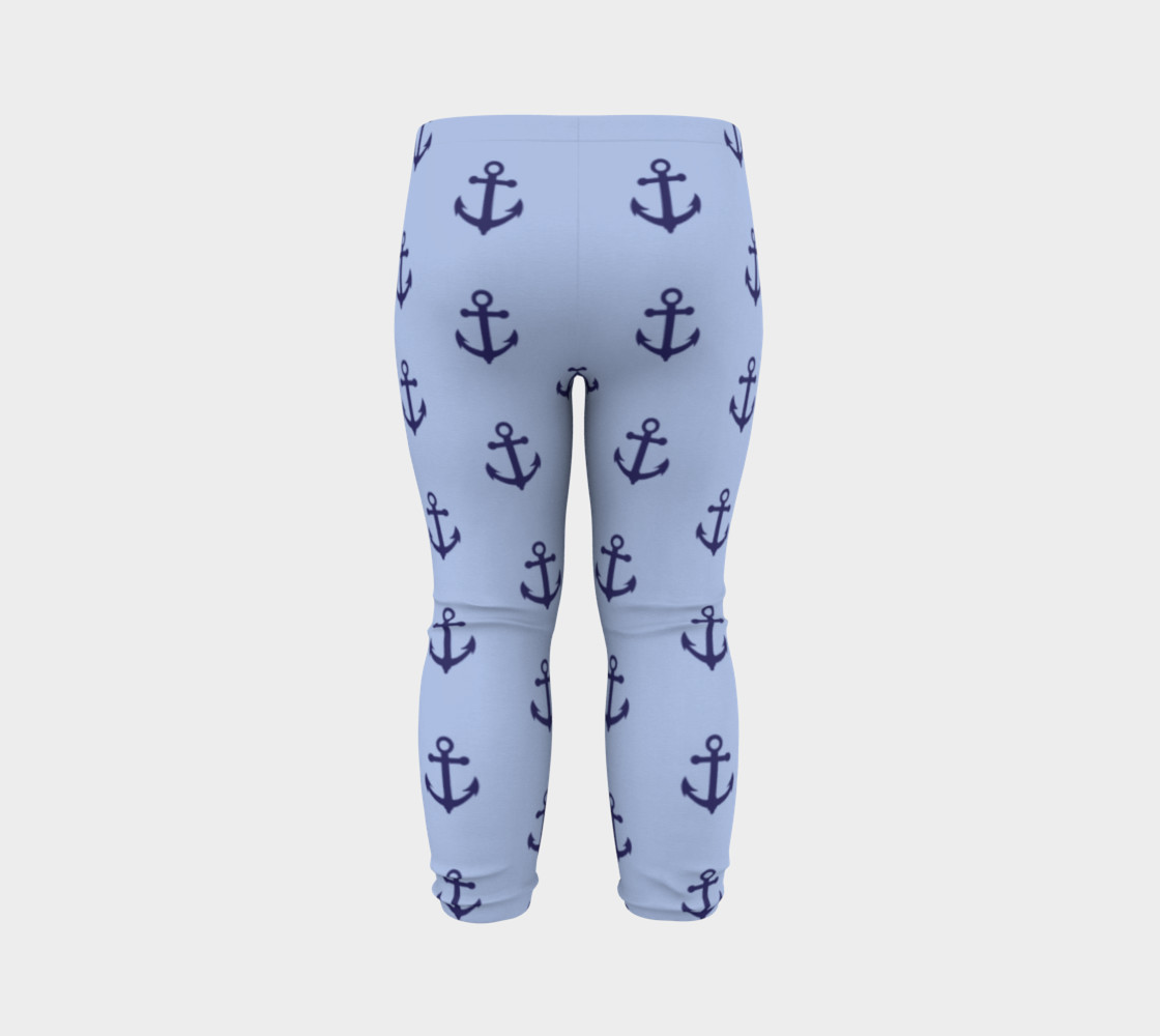 Anchors - Dark Blue Anchors on Light Blue Bg preview #7