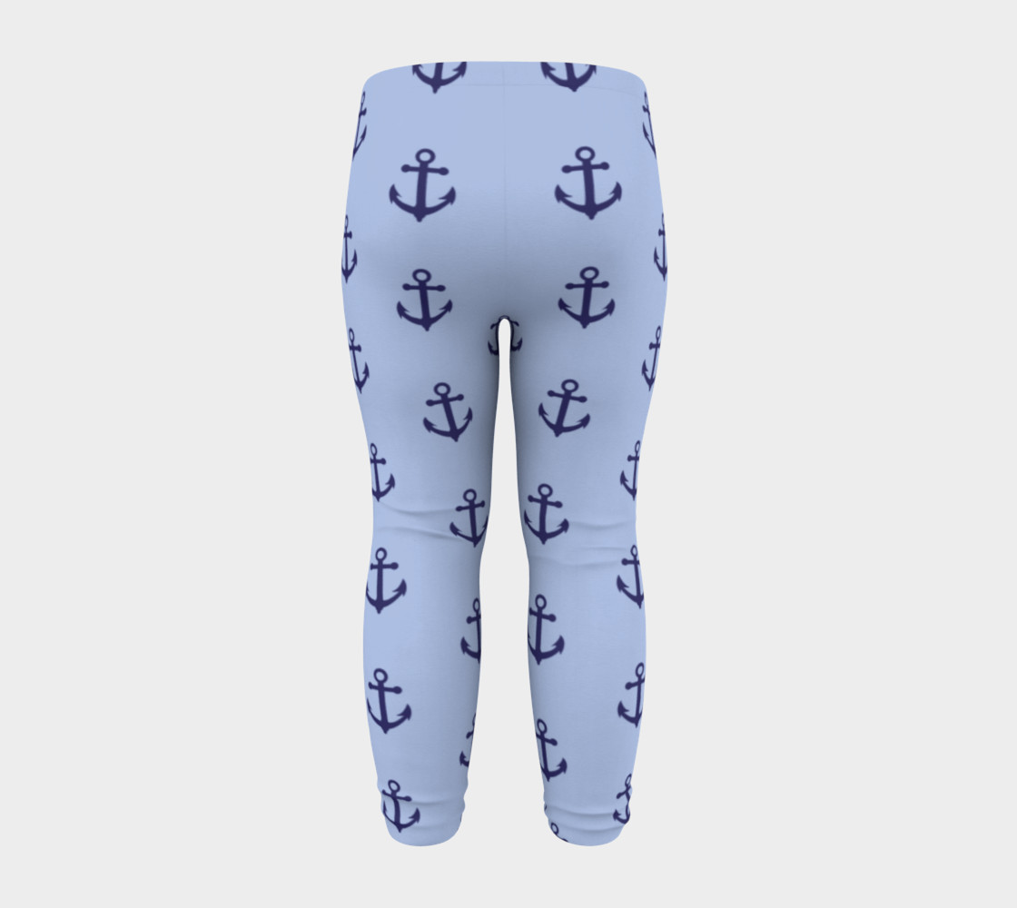 Anchors - Dark Blue Anchors on Light Blue Bg preview #8