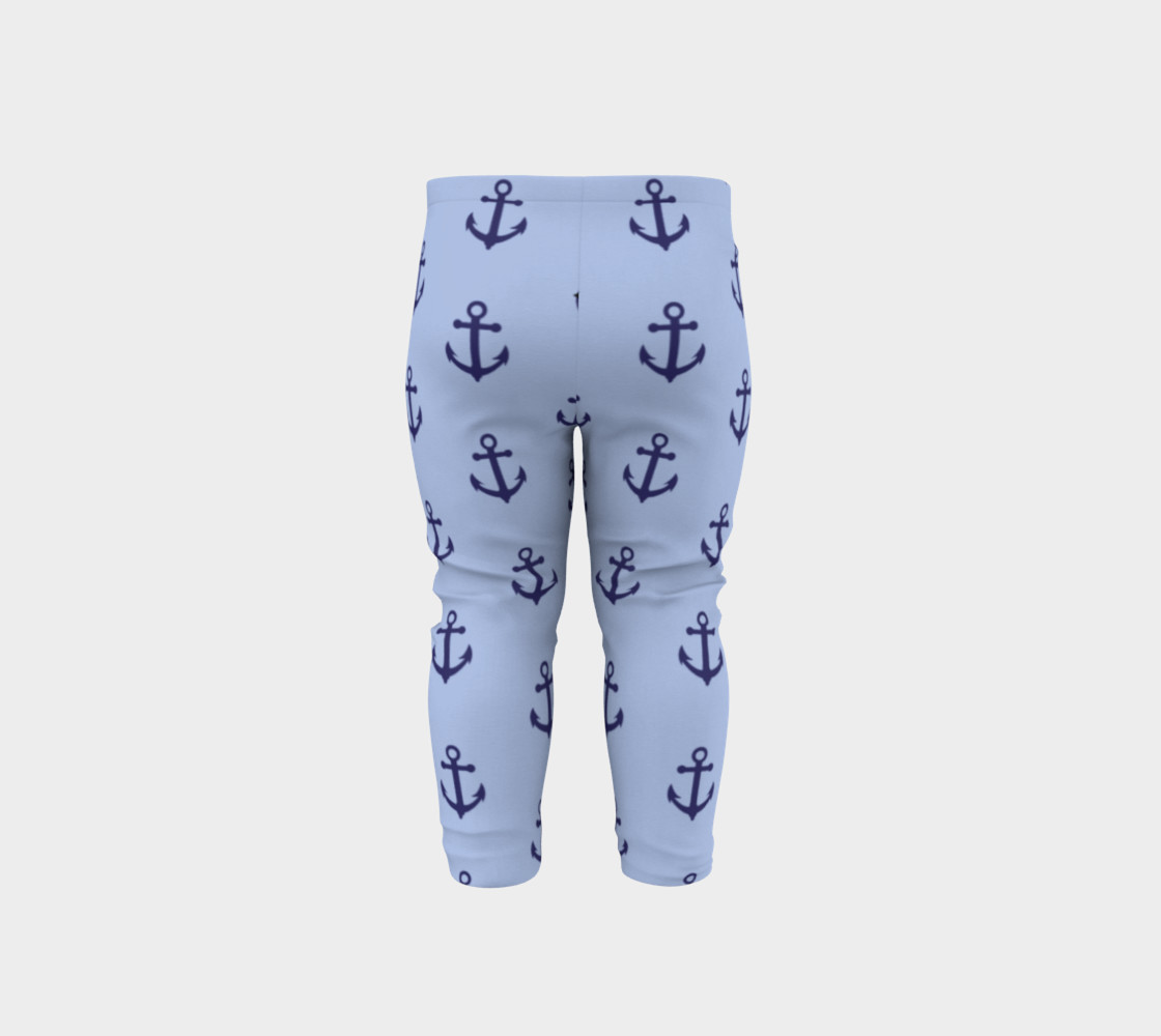 Anchors - Dark Blue Anchors on Light Blue Bg preview #5