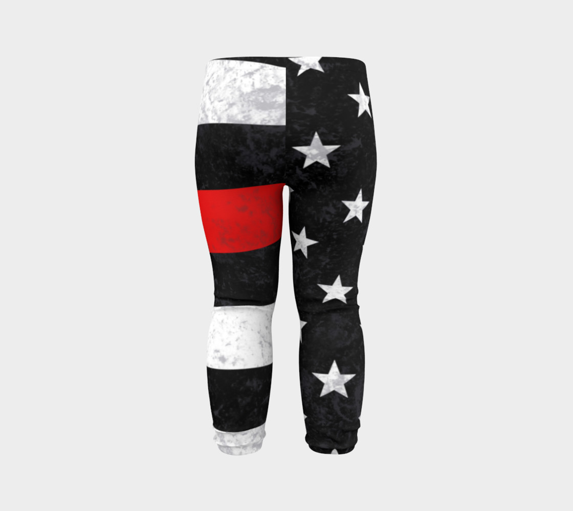 Thin Red Line Toddler Leggings preview #7