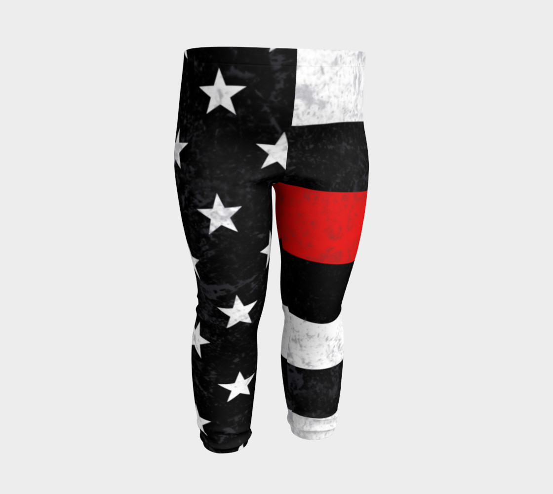 Thin Red Line Toddler Leggings preview #3