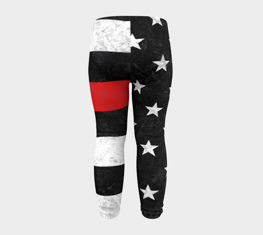 Thin Red Line Toddler Leggings preview #8