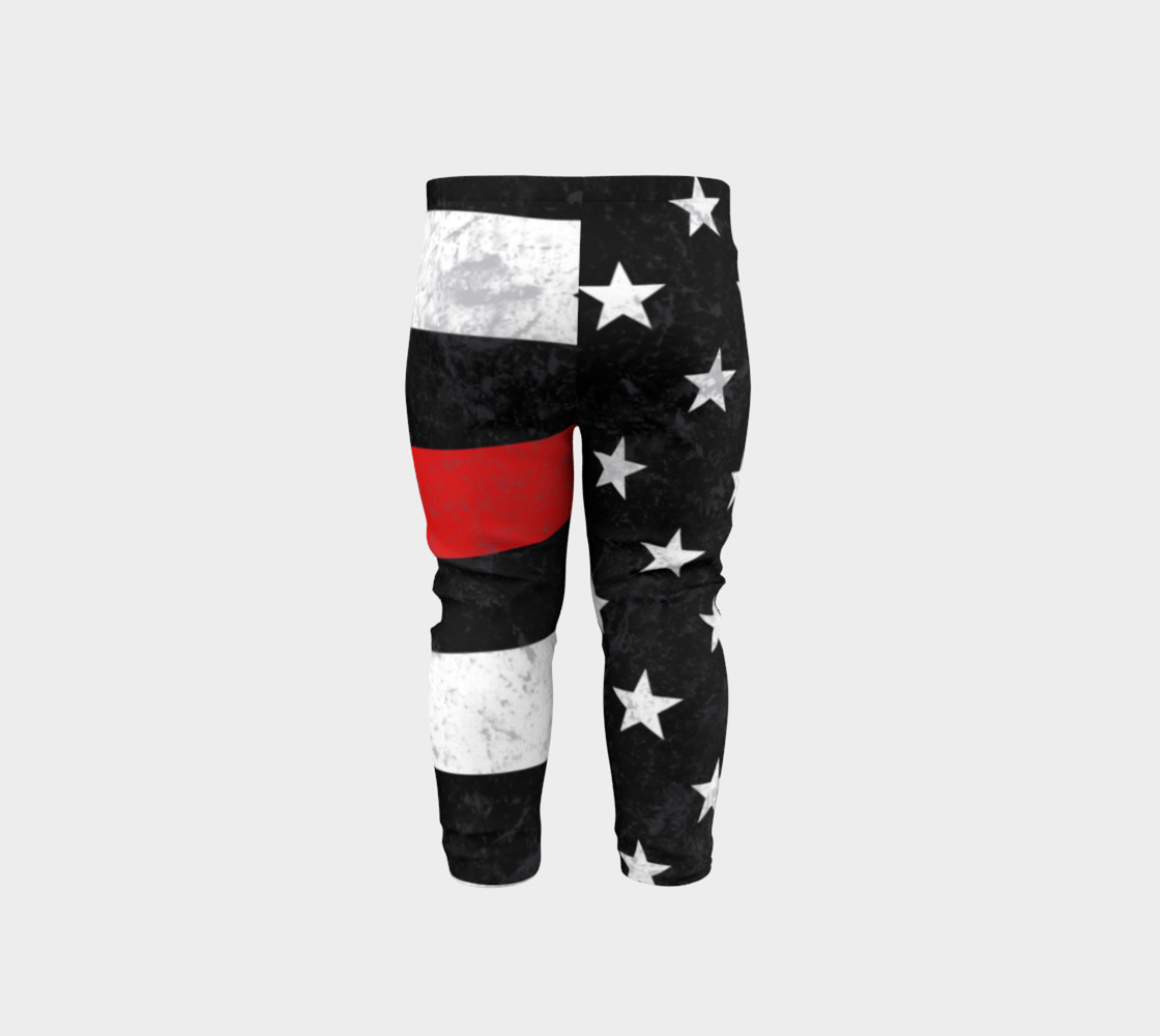 Thin Red Line Toddler Leggings preview #5