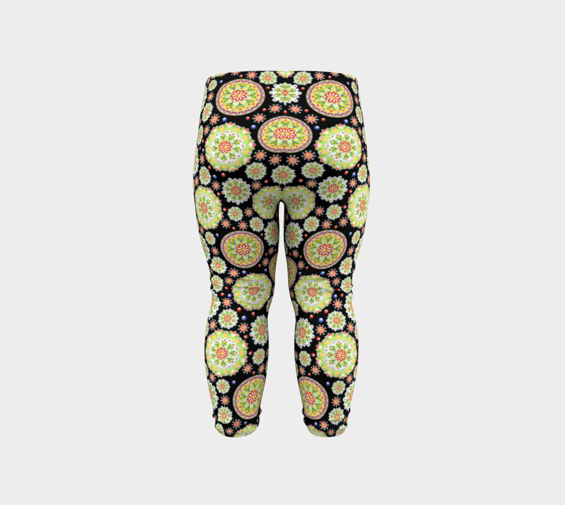 Lotus Mandala on Black preview #6