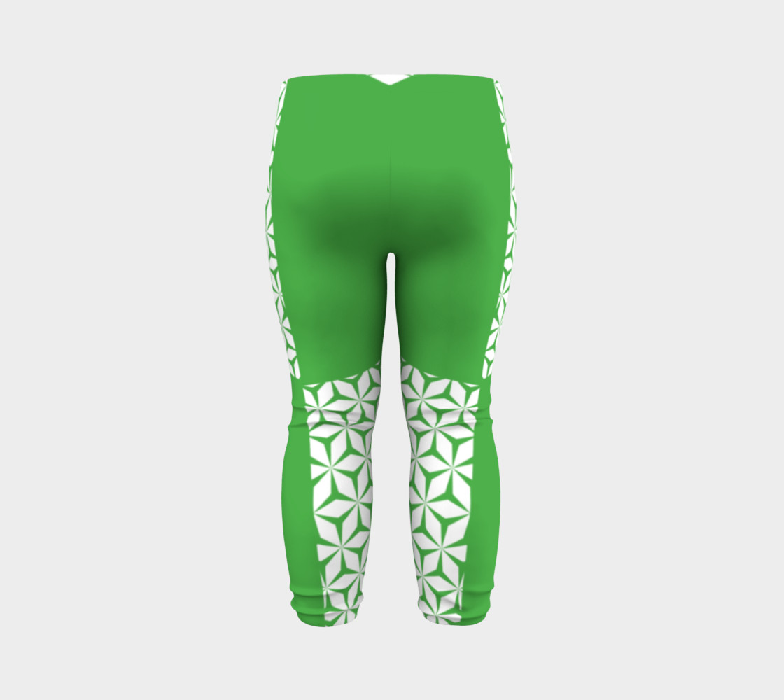 green baby leggings