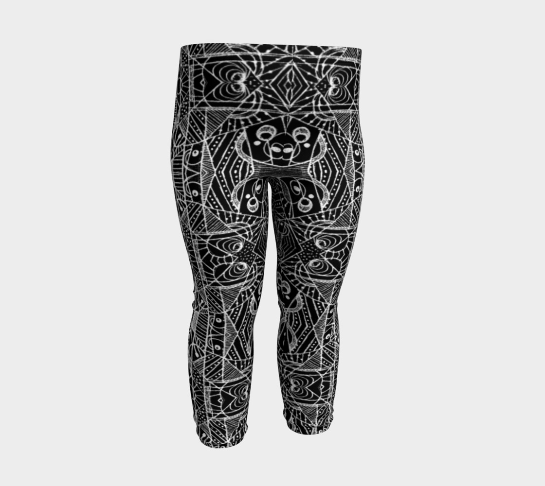 black and white tribal leggings