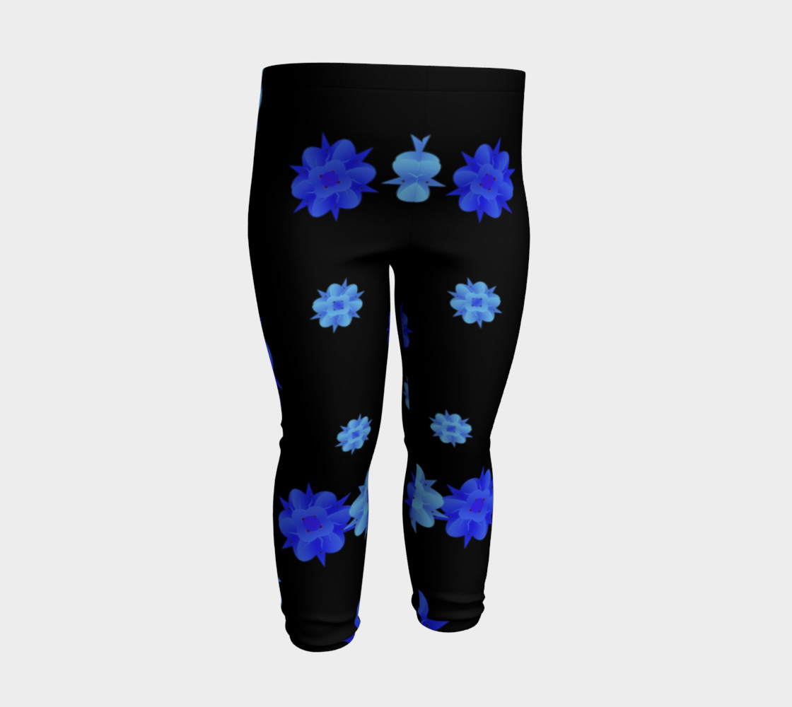 Baby Leggings Floral Print Modern Style Pattern , Baby Leggings by DFLC Prints Shop Art of Where