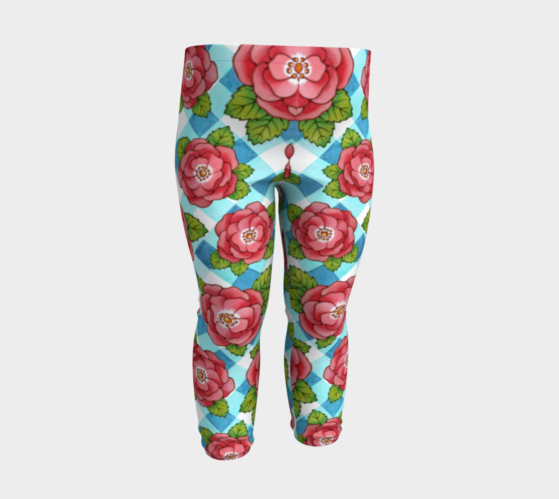 Alpen Rose on Blue Gingham preview #3