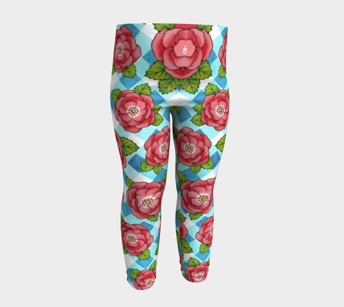 Alpen Rose on Blue Gingham preview #4