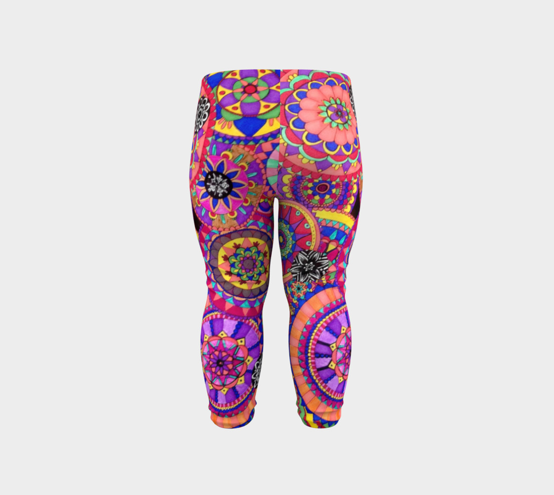 Happy Mandalas Childrens Leggings preview #6