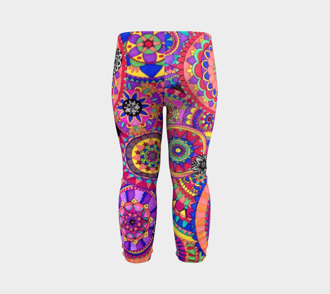 Happy Mandalas Childrens Leggings preview #7