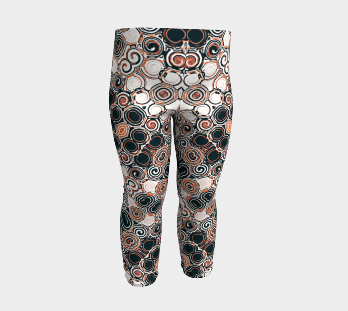 Modern Arabesque Pattern Printed Baby Leggings, Baby ...