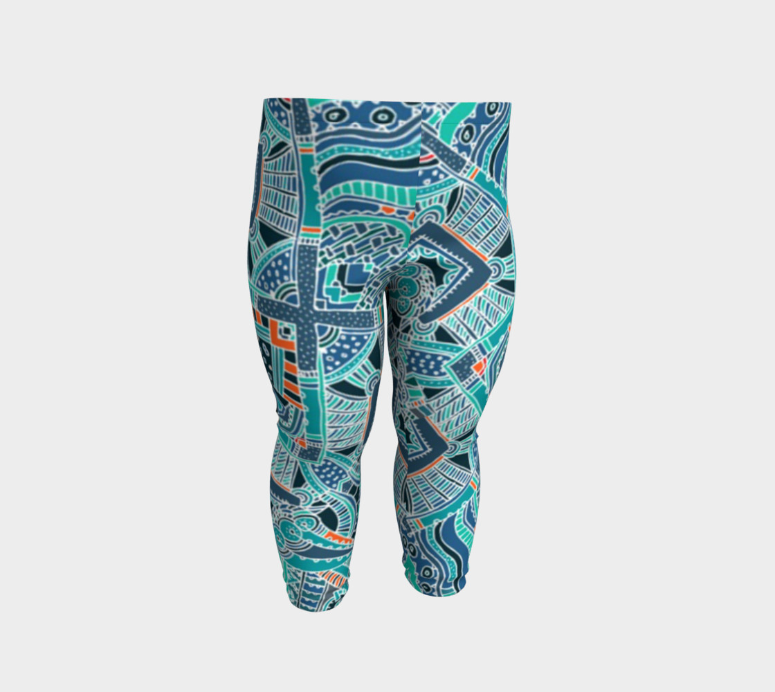 Modern Abstract, Pretty Blue Pattern preview #2
