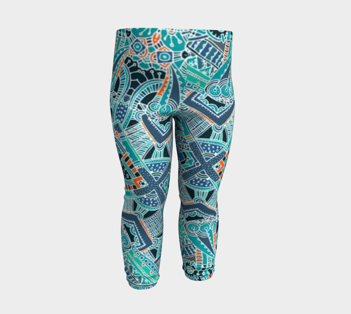Modern Abstract, Pretty Blue Pattern preview #3