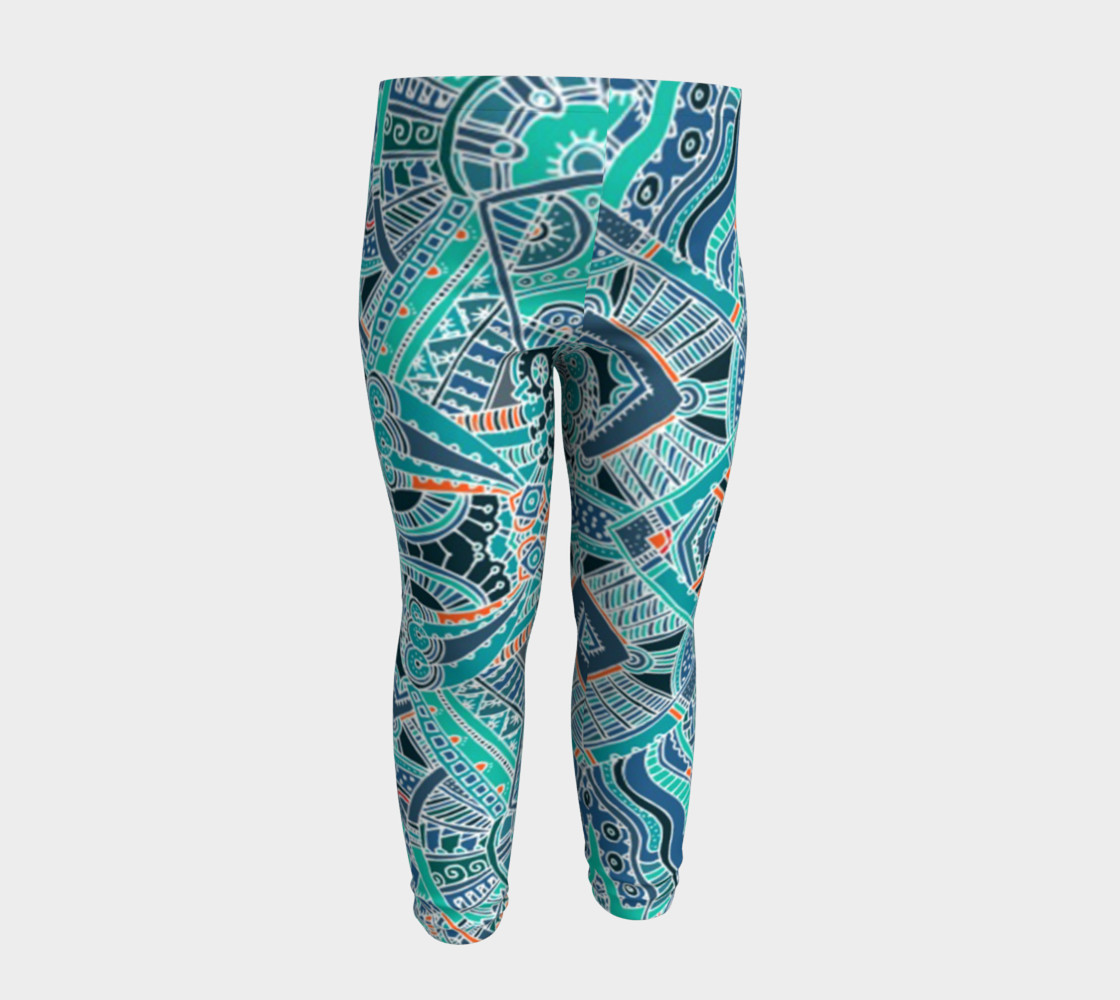 Modern Abstract, Pretty Blue Pattern preview #4