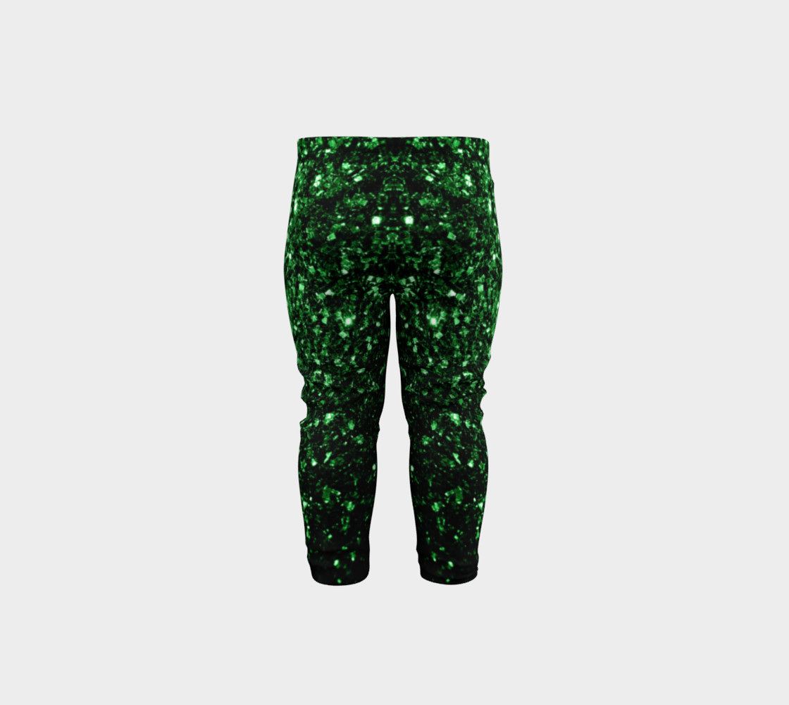 green sparkle tights