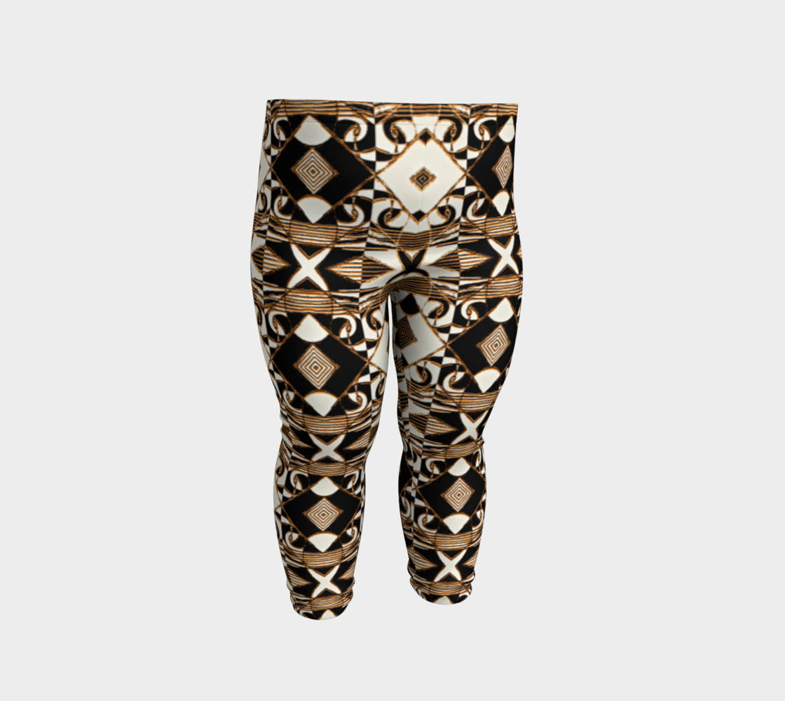 Geometric Tribal Style Pattern in Brown Colors Baby