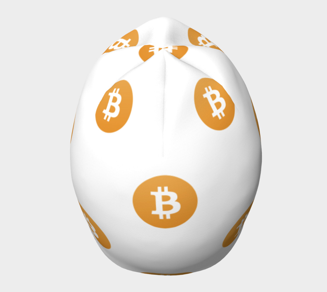 Aperçu de Bitcoin Logo Pattern Beanie #5