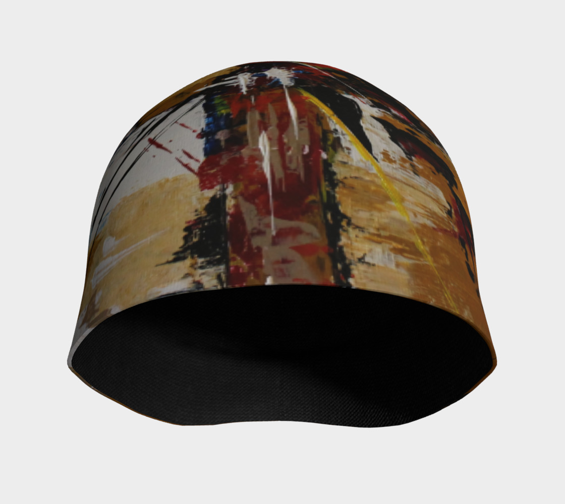 Brown Cross Beanie preview #3