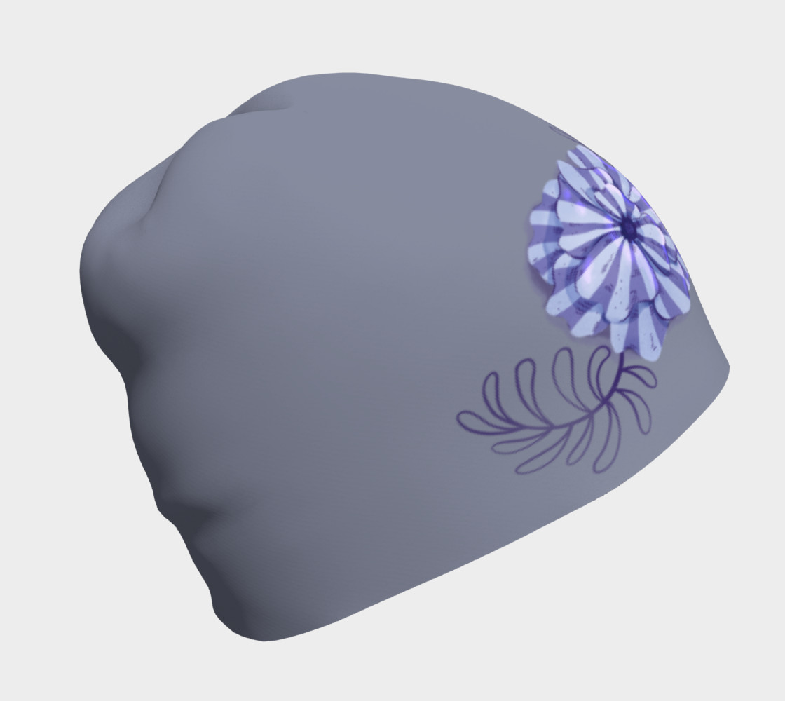 Aperçu de Floral Accented Beanie #1