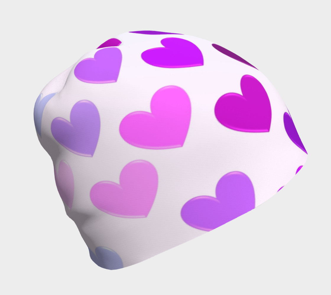 Purple Hearts Beanie preview #1