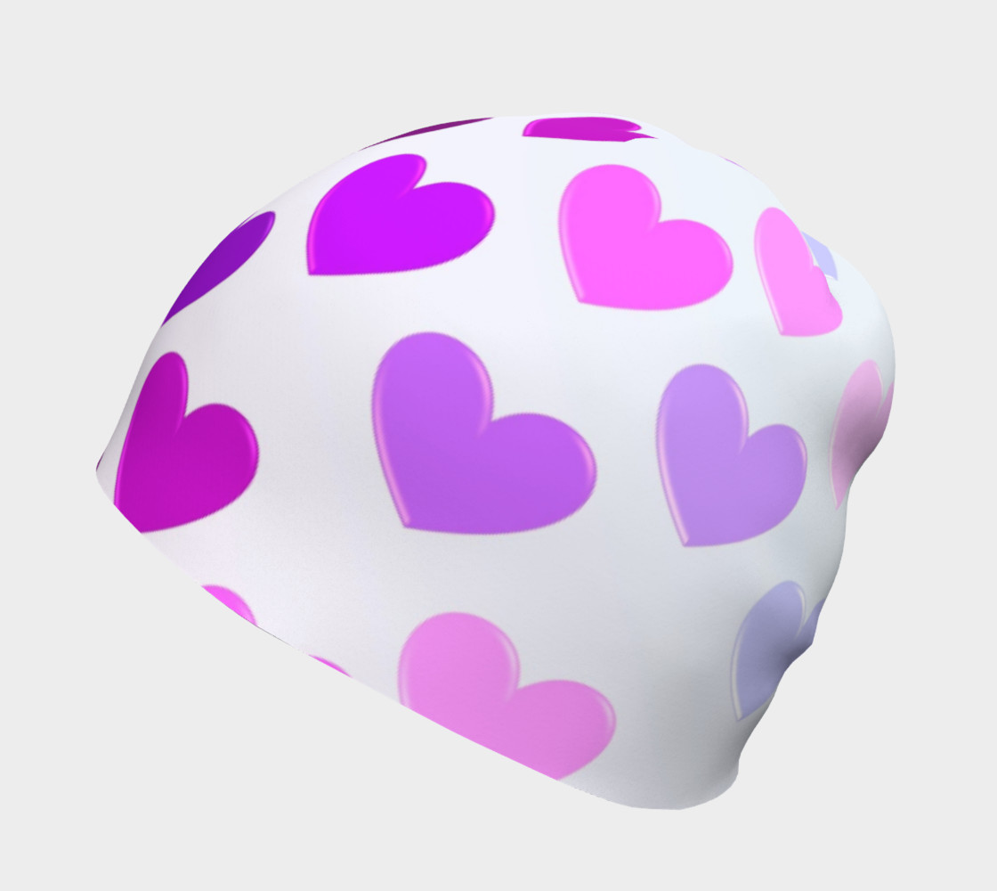 Purple Hearts Beanie preview #2