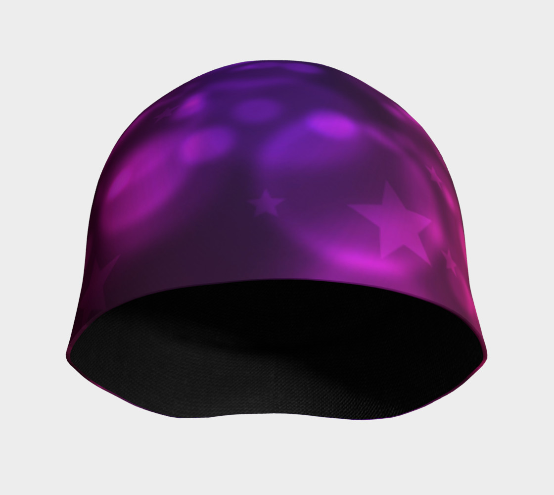 Purple Stars And Bubbles Beanie preview #3