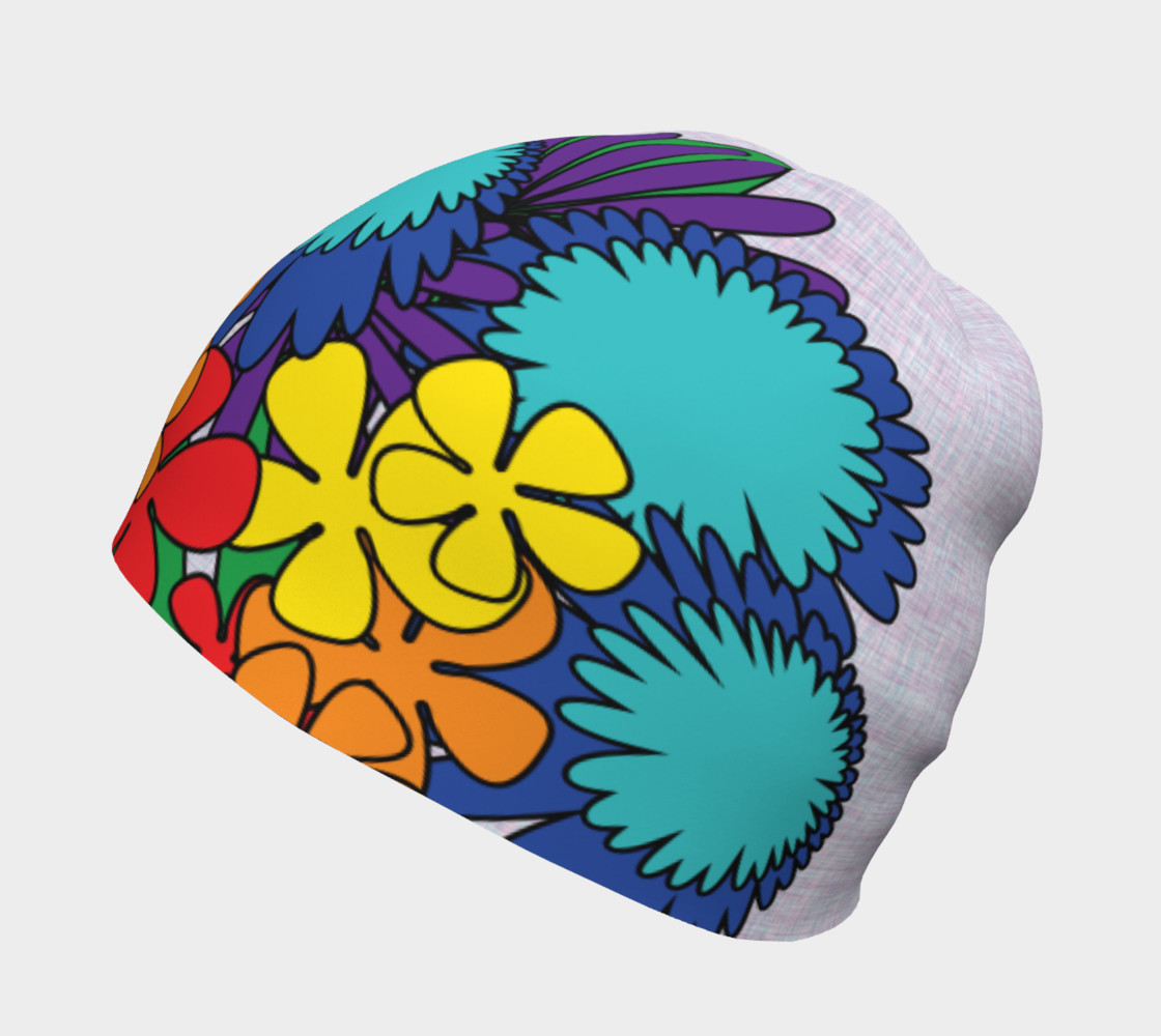 Rainbow Flowers toque preview #2