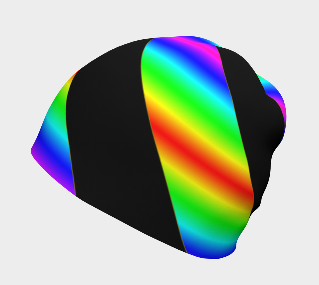 Rainbow Stripes Beanie preview #2