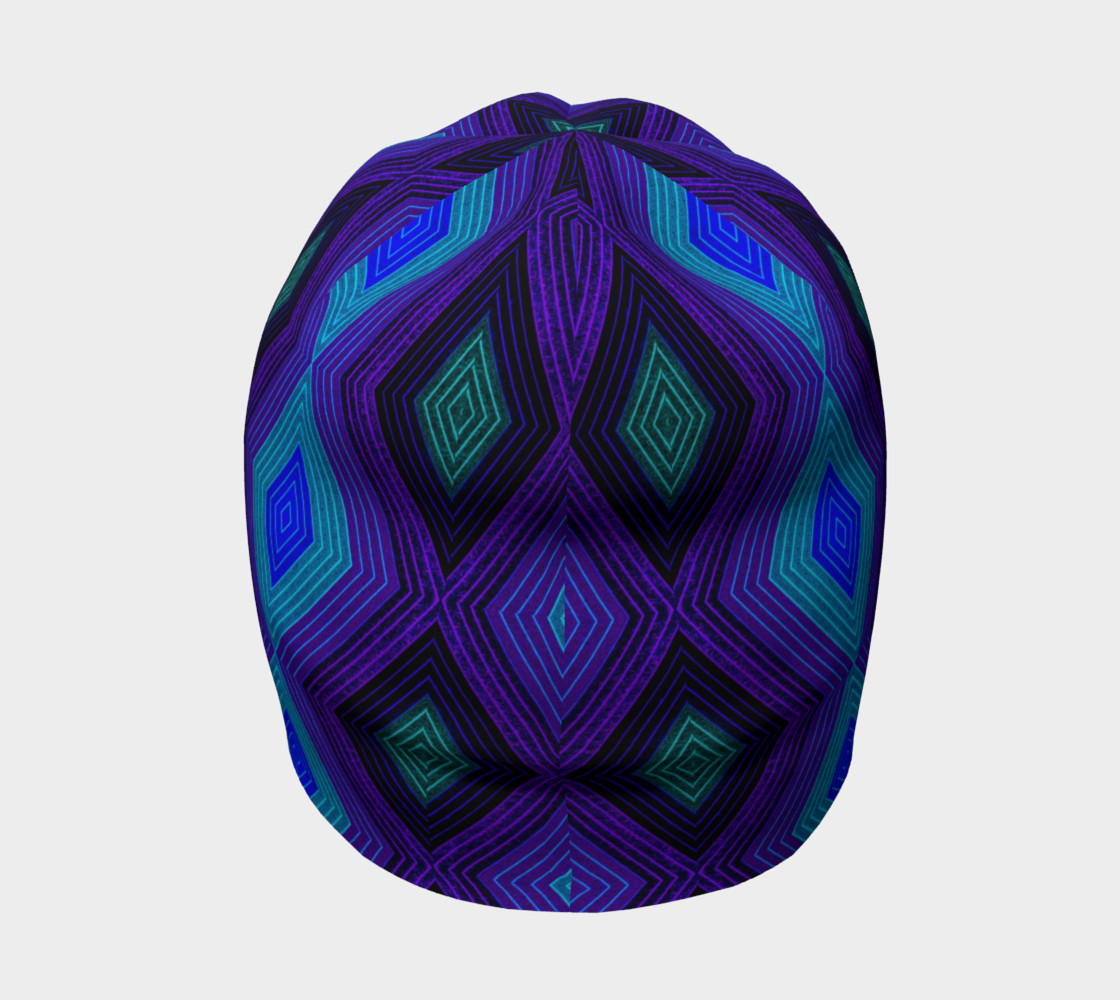 Dark Geometric Beanie preview #4