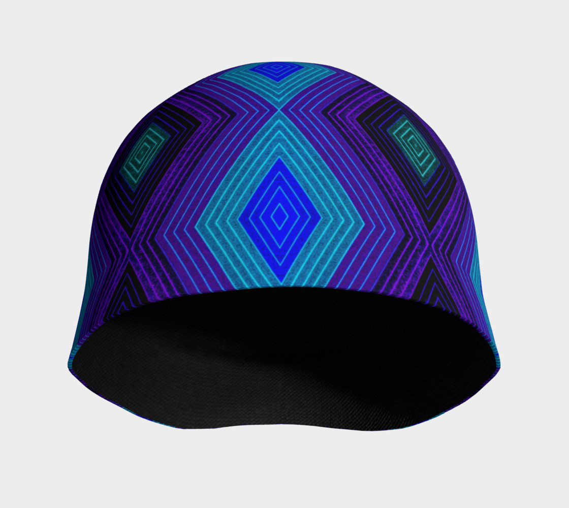 Dark Geometric Beanie preview #3