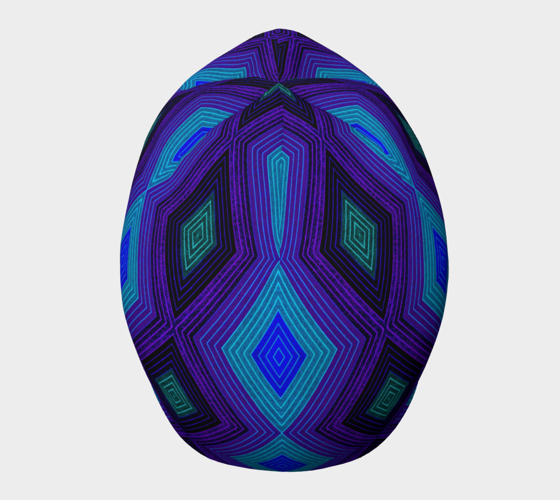 Dark Geometric Beanie preview #5