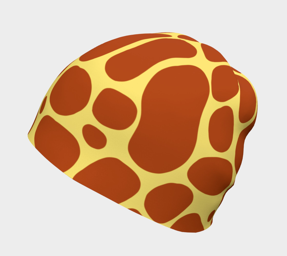 Giraffe Print Pattern Beanie preview #2