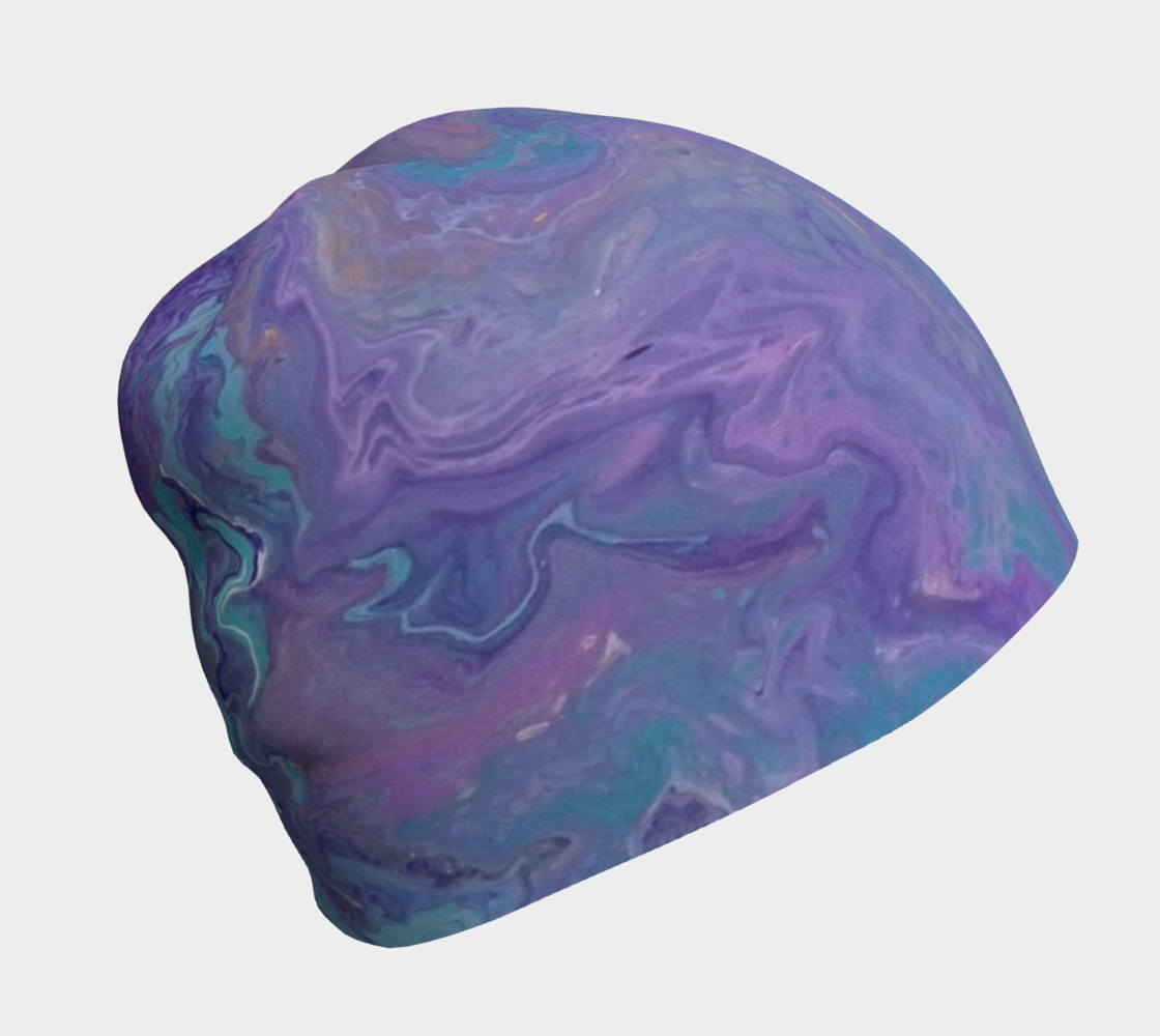 Aperçu 3D de Lilac Ocean Beanie