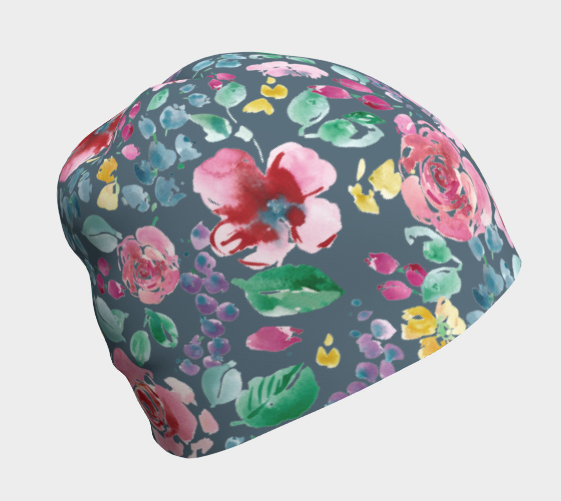 Blooms and Berries Beanie 3D preview