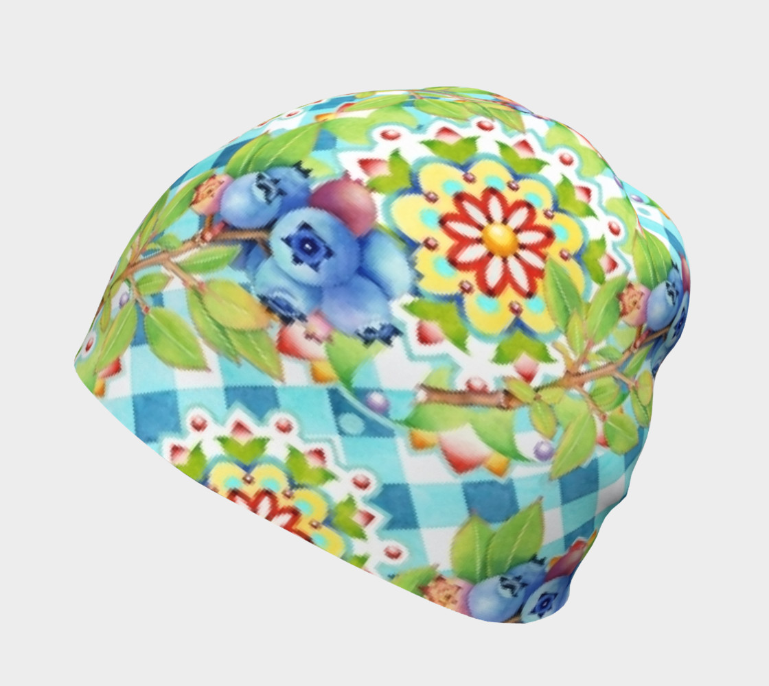 Blueberry Gingham Mandala preview #2