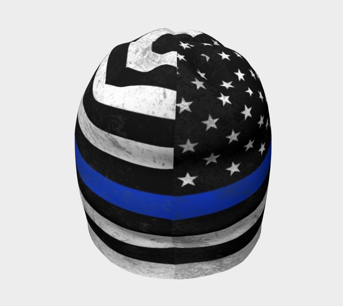 Thin Blue Line Beanie preview #4