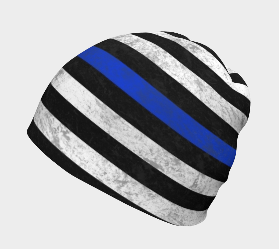 Thin Blue Line Beanie preview #2